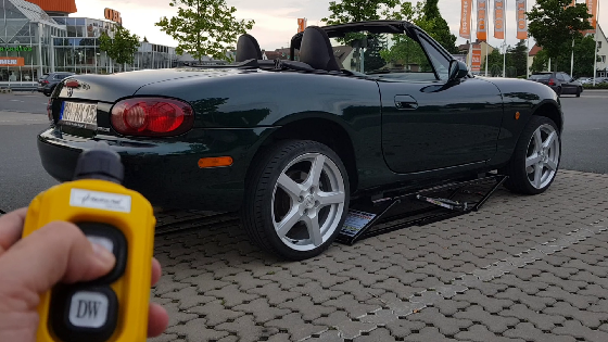 Hebeb&uuml;hne f&uuml;r den Carport