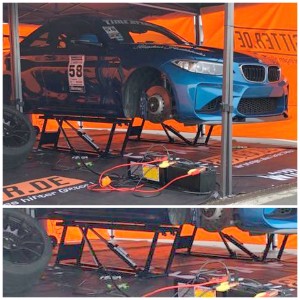 die mobile Hebebühne QuickJack im Fahrerlager für ein Rennwochenende ! die mobile Hebebühne QuickJack im Fahrerlager für ein Rennwochenende !